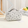 New high-end cosmetic bag, diamond-shaped pillow bag, large capacity, super popular travel cosmetics and toiletries Specification image